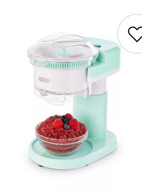 White &Green Snow Cone & Ice Crusher Machine